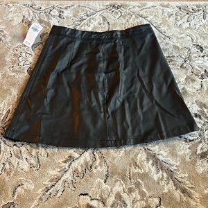 Abercrombie & Fitch Faux Leather Skirt